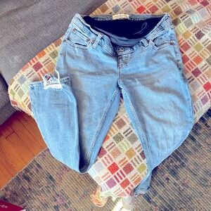 Abercrombie & fitch maternity straight leg jeans